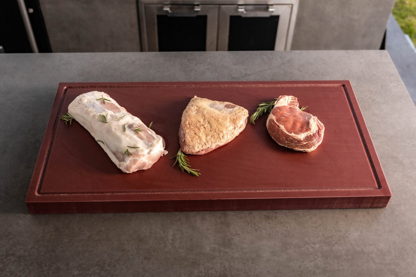 Meat Cutting Board - Juice Groove 900x450x50mm - Plastichop