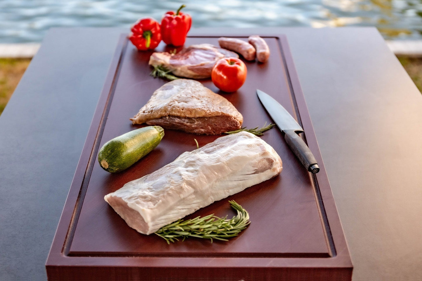 Meat Cutting Board - Juice Groove 900x450x50mm - Plastichop